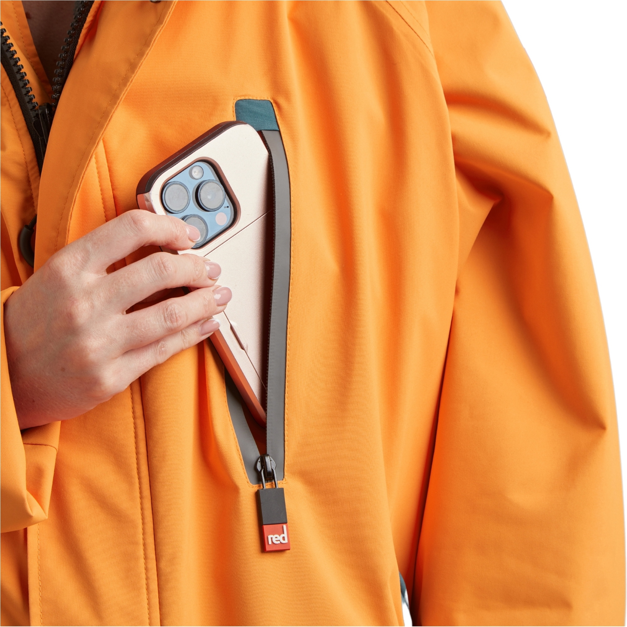 2026 Red Paddle CO Langærmet Pro Change Robe Evo 002-009-006-0256 - Bitter Orange